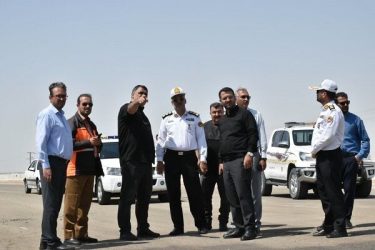 بازدید مشترک مسئولان استان سمنان از احداث باند جدید محور سرخه – سمنان