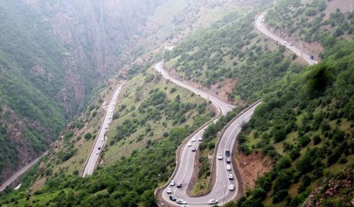 جاده چالوس یک‌طرفه شد